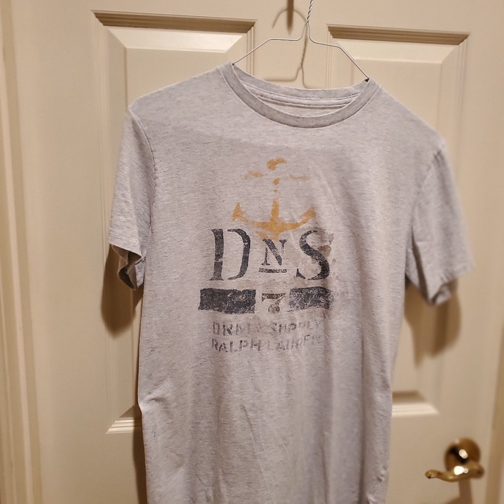 Ralph Lauren Denim & Supply t-shirt. Light gray. Women size M. 99% cotton.